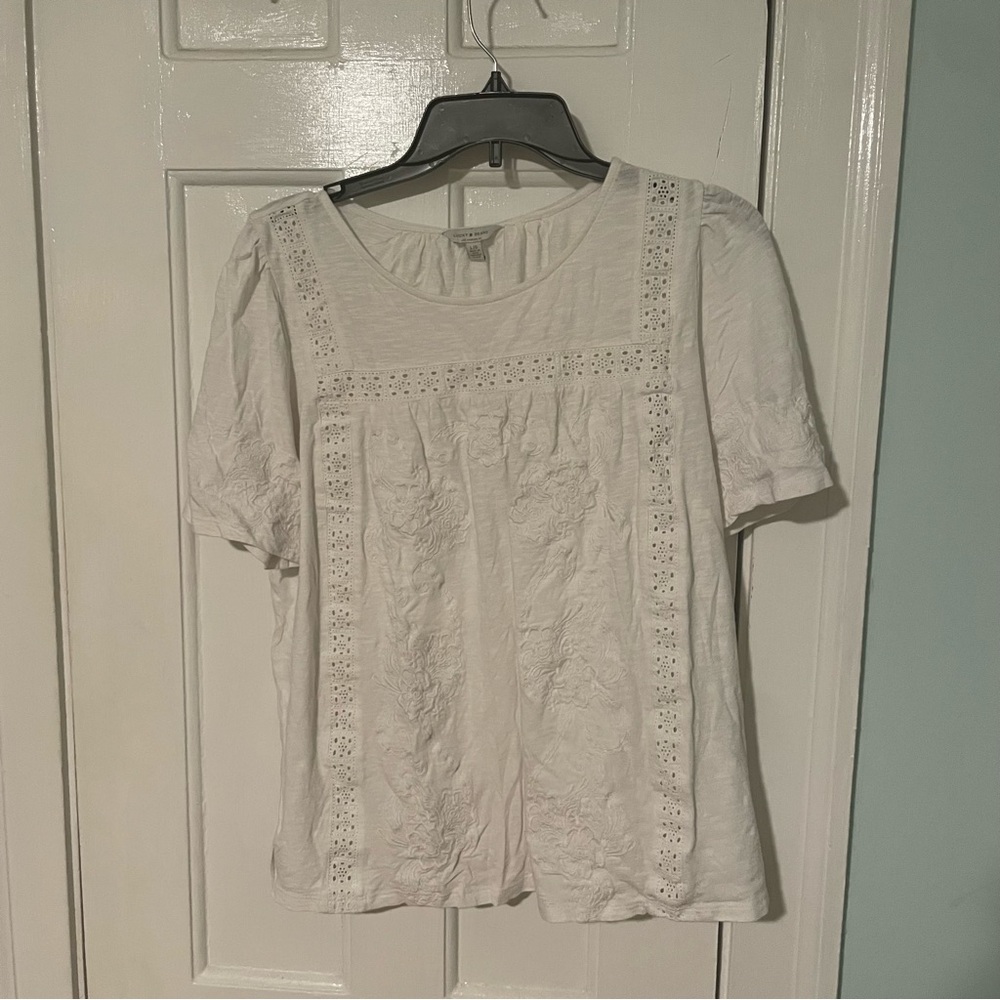 Luck Brand Embroidered Shirt